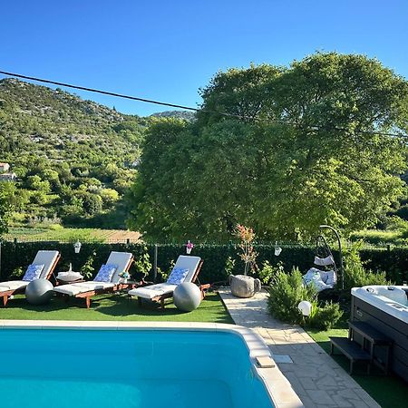 Villa Ivona With Swimming Pool And Jacuzzi Oslje Dış mekan fotoğraf