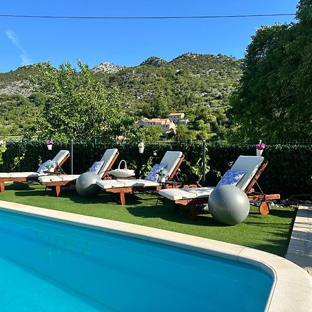Villa Ivona With Swimming Pool And Jacuzzi Oslje Dış mekan fotoğraf
